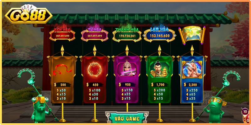 Natra Go88 - Game Nổ Hũ Thần Thoại Săn Thưởng Cực Hấp Dẫn 2 Biểu tượng vũ khí thần thoại làm tăng giá trị thưởng